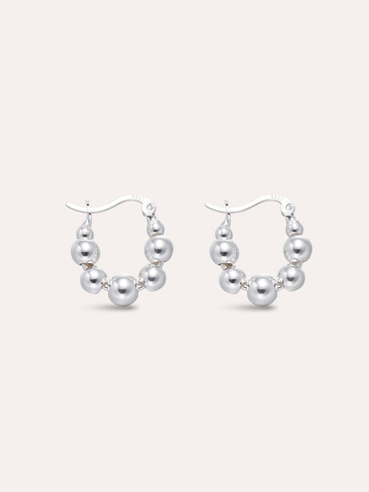 Bubble Hoop Earrings