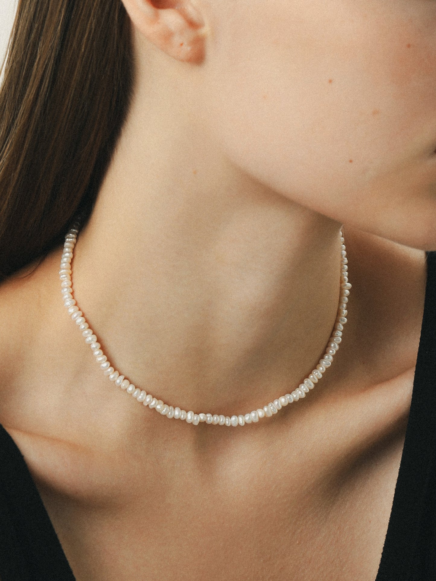 Micro Pearl Necklace